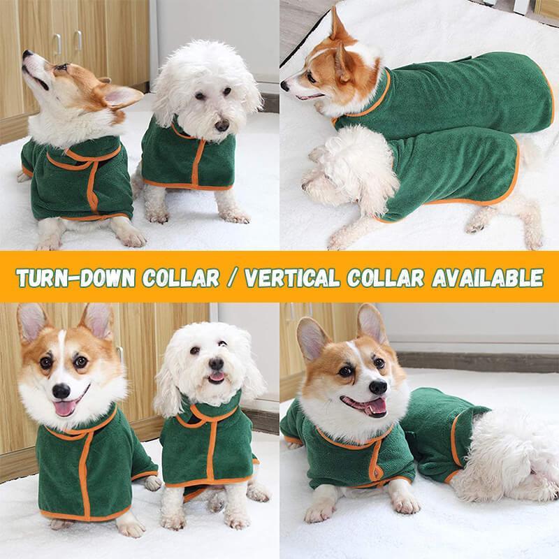 Absorbent Pet Bathrobe With Waist-wrapped Microfiber - Imagen 6