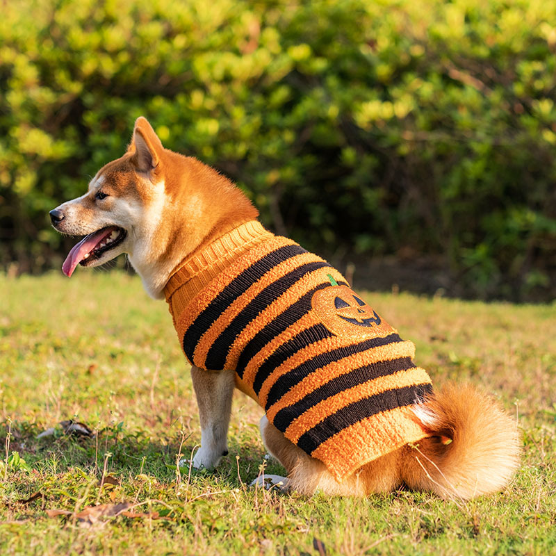 Halloween Dog Sweaters Pet Costume Teddy Warm Leisure Sweater Cosplay Clothes For Dogs Pets Outfits - Imagen 2