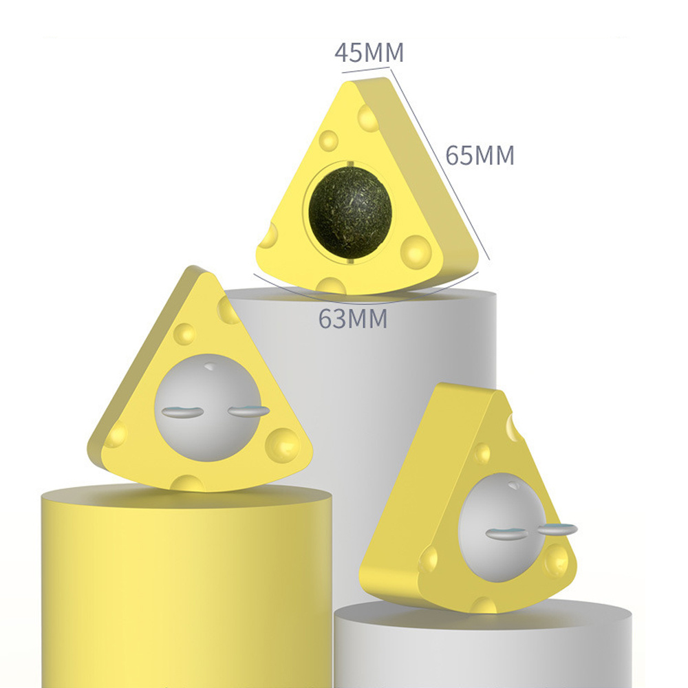 Juguete para gato con hierba gatera – Bolas de queso naturales y comestibles - Imagen 5