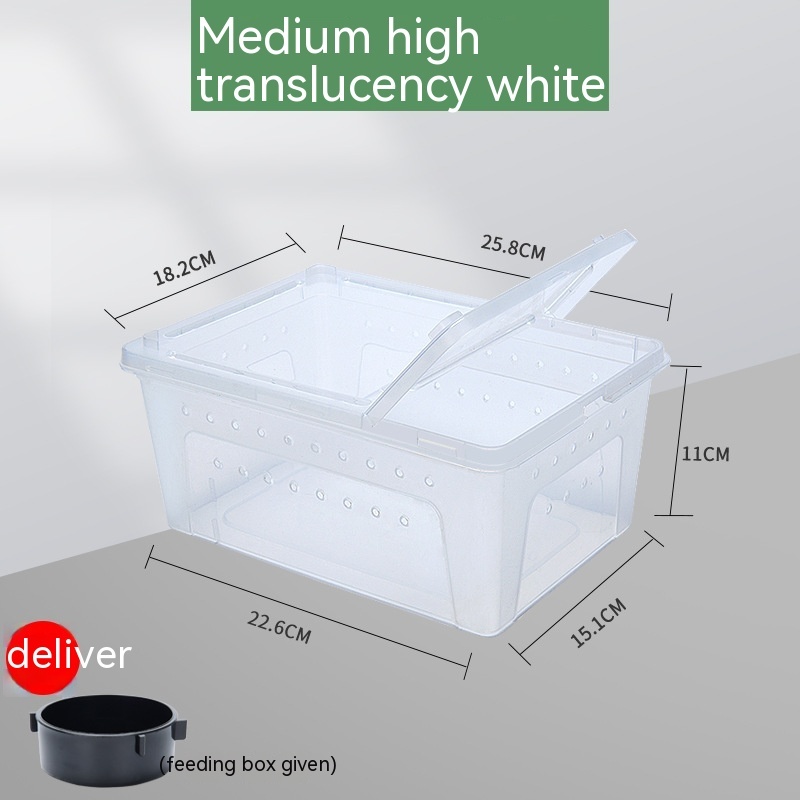 Caja de alimentación para gusanos de seda – Recipiente para mascotas y tortugas - Imagen 4