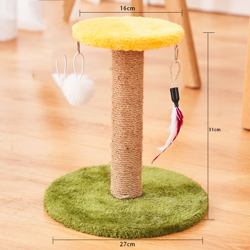 Cat Scratcher Sisal Vertical Durable Non-dandruff Anti-scratch Toy Cat Supplies - Imagen 4