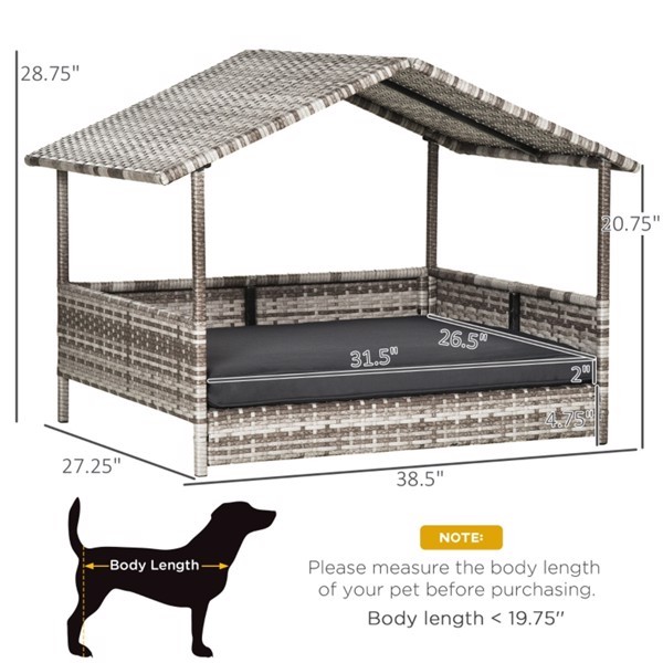 Dog Bed, Rattan Pet Sofa, Dog Tent, Amazon Shipping, WalMart Banned, No Shipping On Weekends - Imagen 4