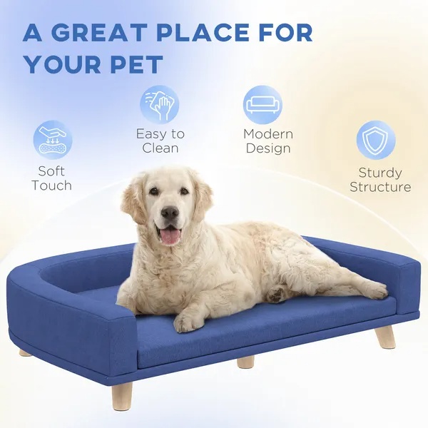 Dog Sofa Couch Bed With Washable Cushion For Large Dogs - Imagen 5