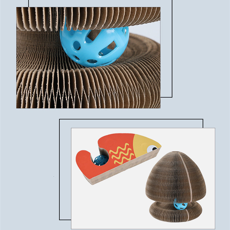 Juguete rascador plegable para gatos - Imagen 4
