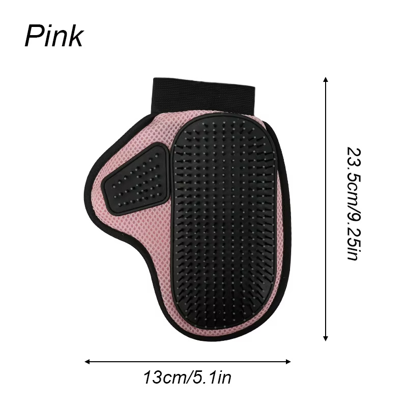 Cat Hair Removal Glove Pet Supplies Bath Massage Jerking Gloves Cat Dog Massage Bathing Cleaning Grooming Supplies Silicone Hair Sticking Removal Brush - Imagen 8