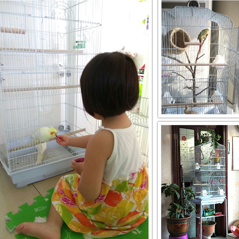 Portable Pet Display Wire Bird Parrot Cage - Imagen 5