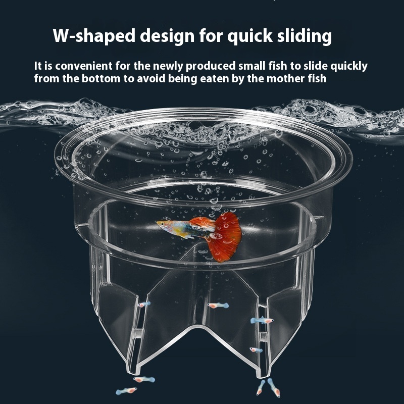 Fish Tank Incubator Breeding Box Acrylic Isolation Box - Imagen 2