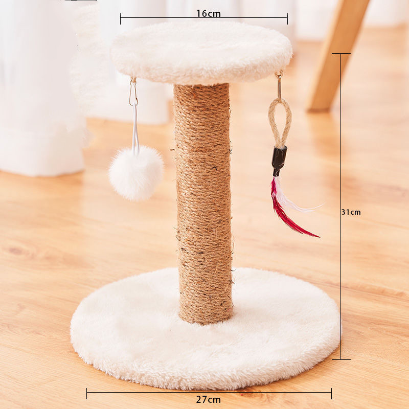 Cat Scratcher Sisal Vertical Durable Non-dandruff Anti-scratch Toy Cat Supplies - Imagen 2
