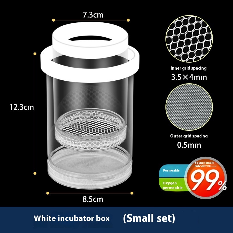 Fish Tank Incubator Breeding Box Acrylic Isolation Box - Imagen 5