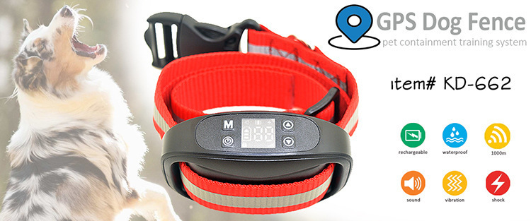 Dog Training Electric Shock Collar GPS Wireless Pet Rechargeable Waterproof - Imagen 6