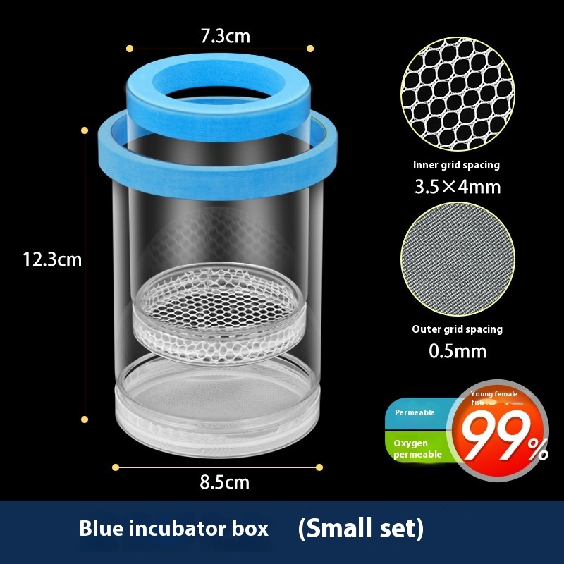 Fish Tank Incubator Breeding Box Acrylic Isolation Box - Imagen 7