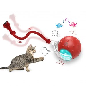 Juguete Interactivo para Gatos – Bola Rodante Súper Motorizada